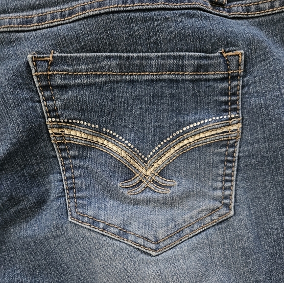 D.jeans Women's Blue Jeans Capri Size 14P - Picture 6 of 7